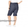 Woman Within Women's Plus Size Petite Convertible Length Cargo Capri Pant
